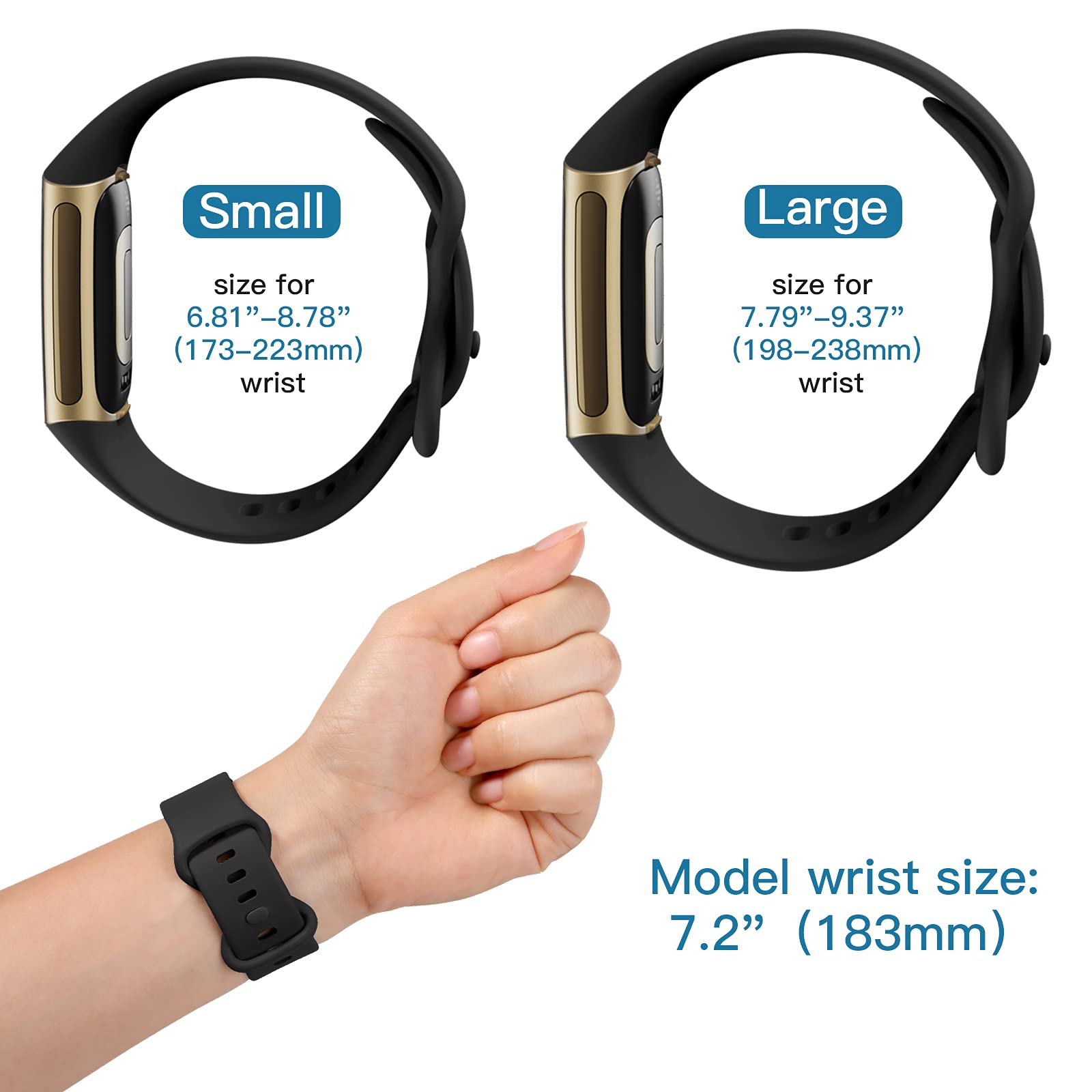 Fitbit Charge 4 siliconen bandje met gaatjes (roze