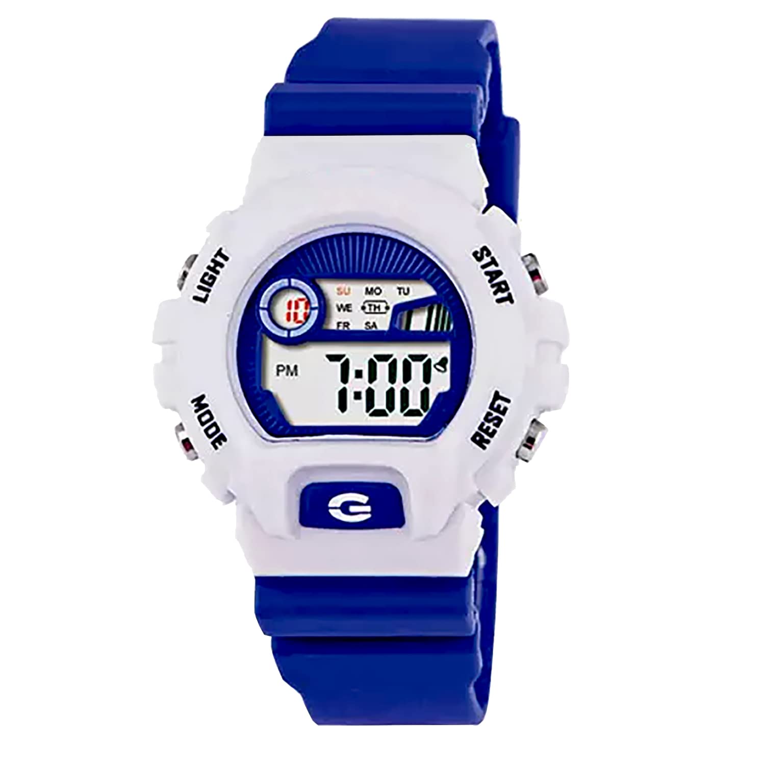 Time Up Digital Dial Small Kids Night Light Stopwatch Alarm Waterproof Watch for Boys & Girls (Age:4-12 Years-D8566 (Navy Blue) (B0BPCNMKND) Amazon Price History, Amazon Price Tracker