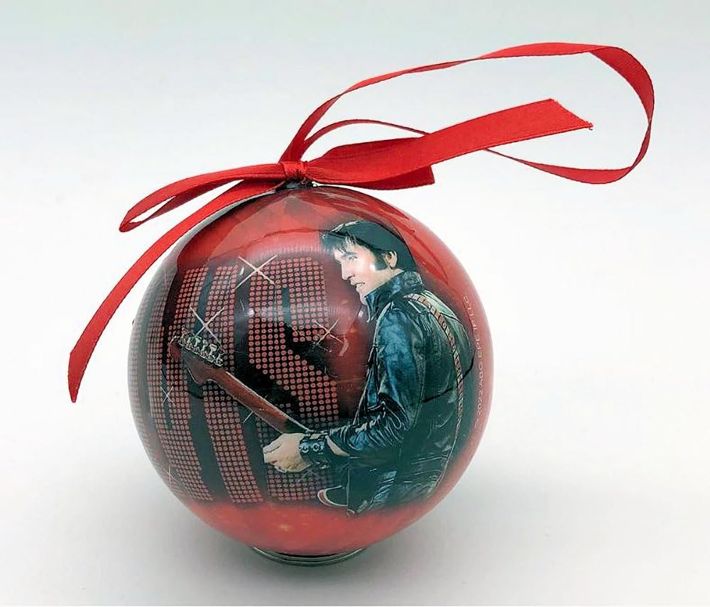 Dragon Designs Tanside Ltd. Red Elvis Hanging Christmas Tree Ornament In Presentation Box