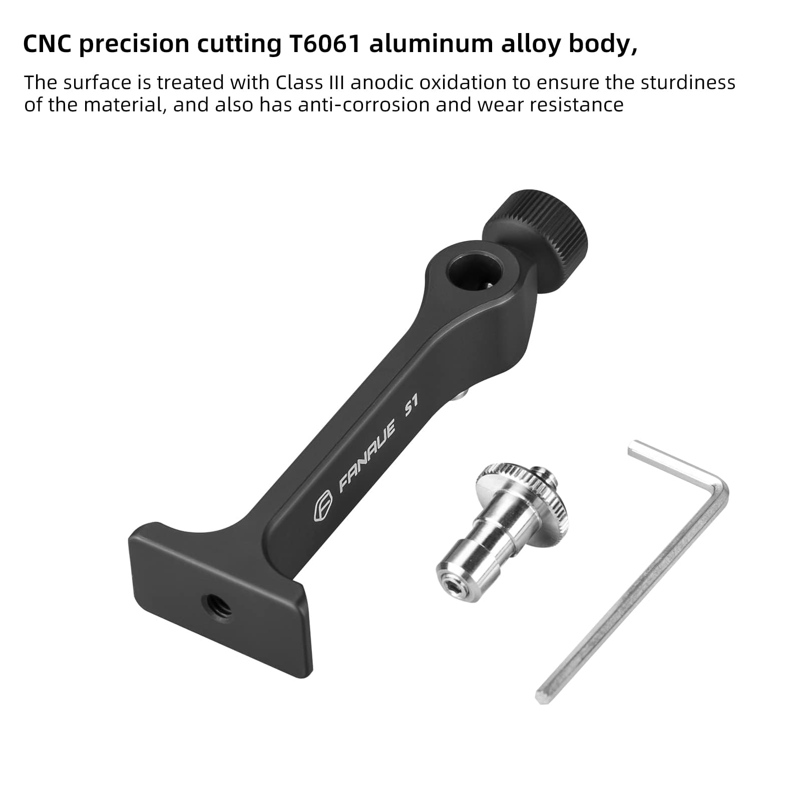 FANAUE Adaptateur de trépied pour Jumelles avec Filetage 1/4-20" Compatible avec Les Jumelles et Les têtes sphériques Arca, libération Rapide Universelle pour l'observation des Oiseaux, la Chasse.