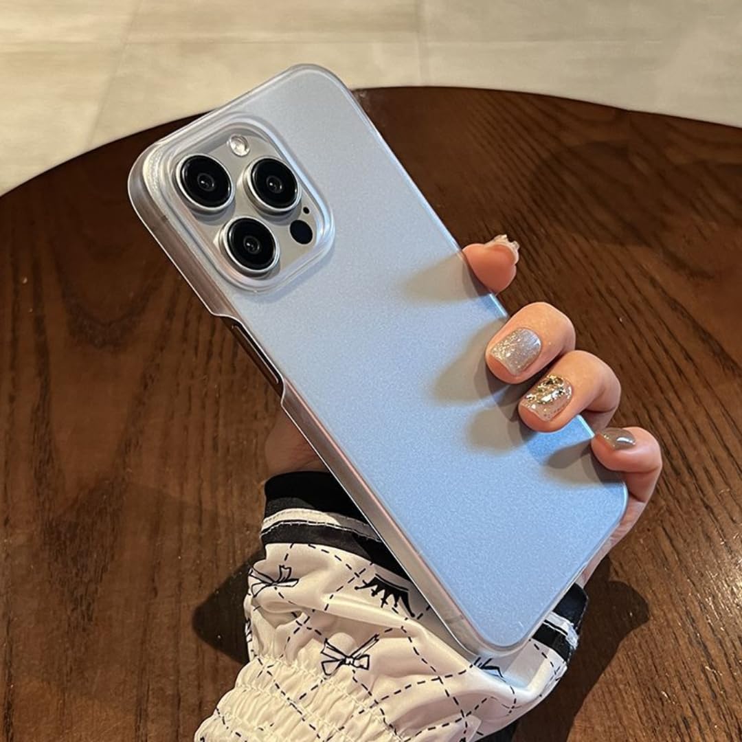 Coque rigide iPhone 15 Plus mate transparente en polycarbonate PC - 7