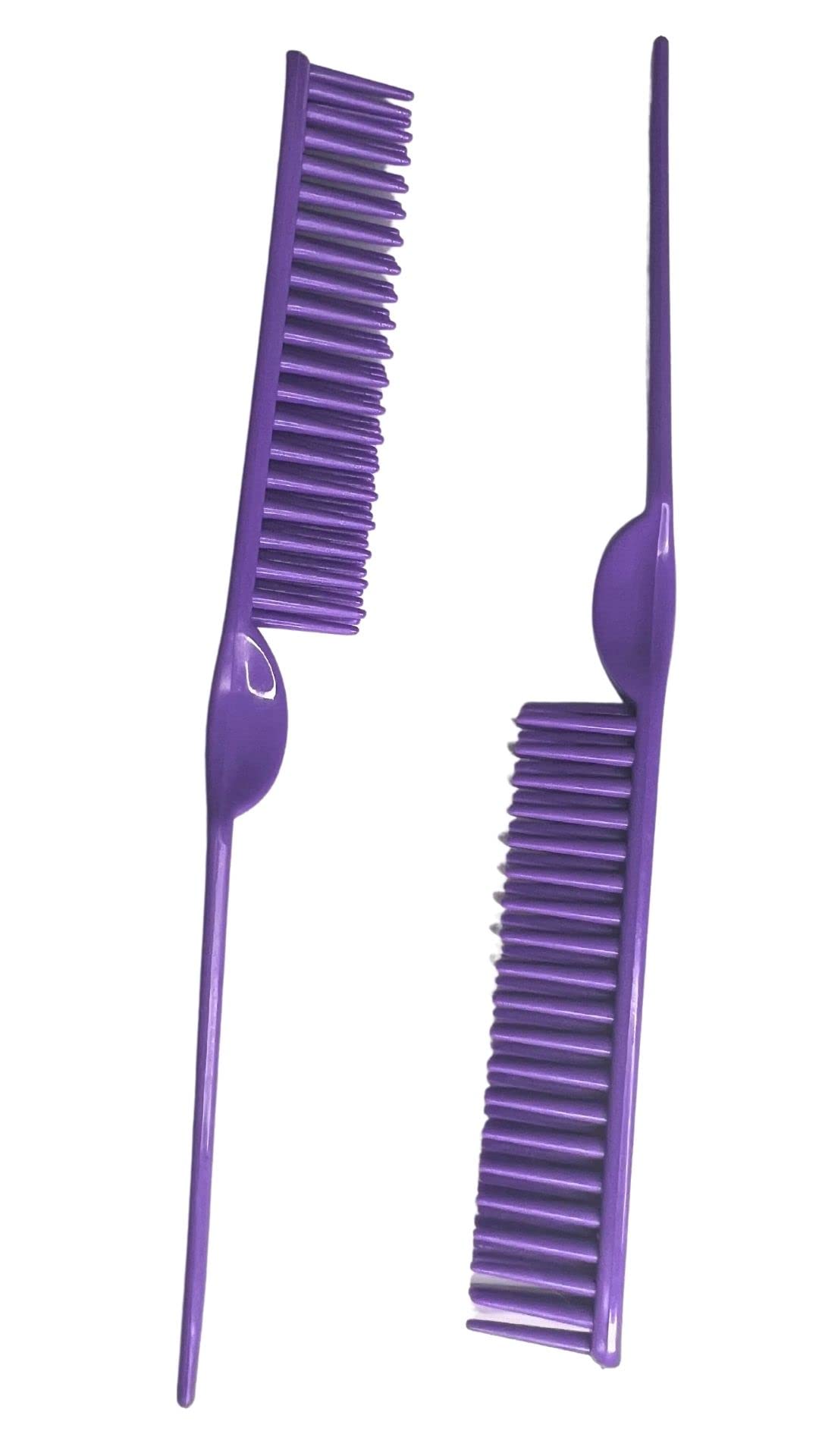 3 Row Styling Comb For Detangling, Defining And Separating Curls (Purple)