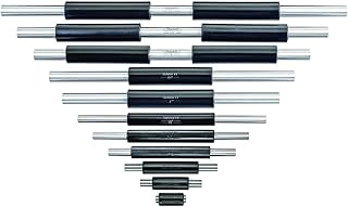 Starrett S234G End Measuring Rod Set with Insulated Handle and Spherical Ends, 1