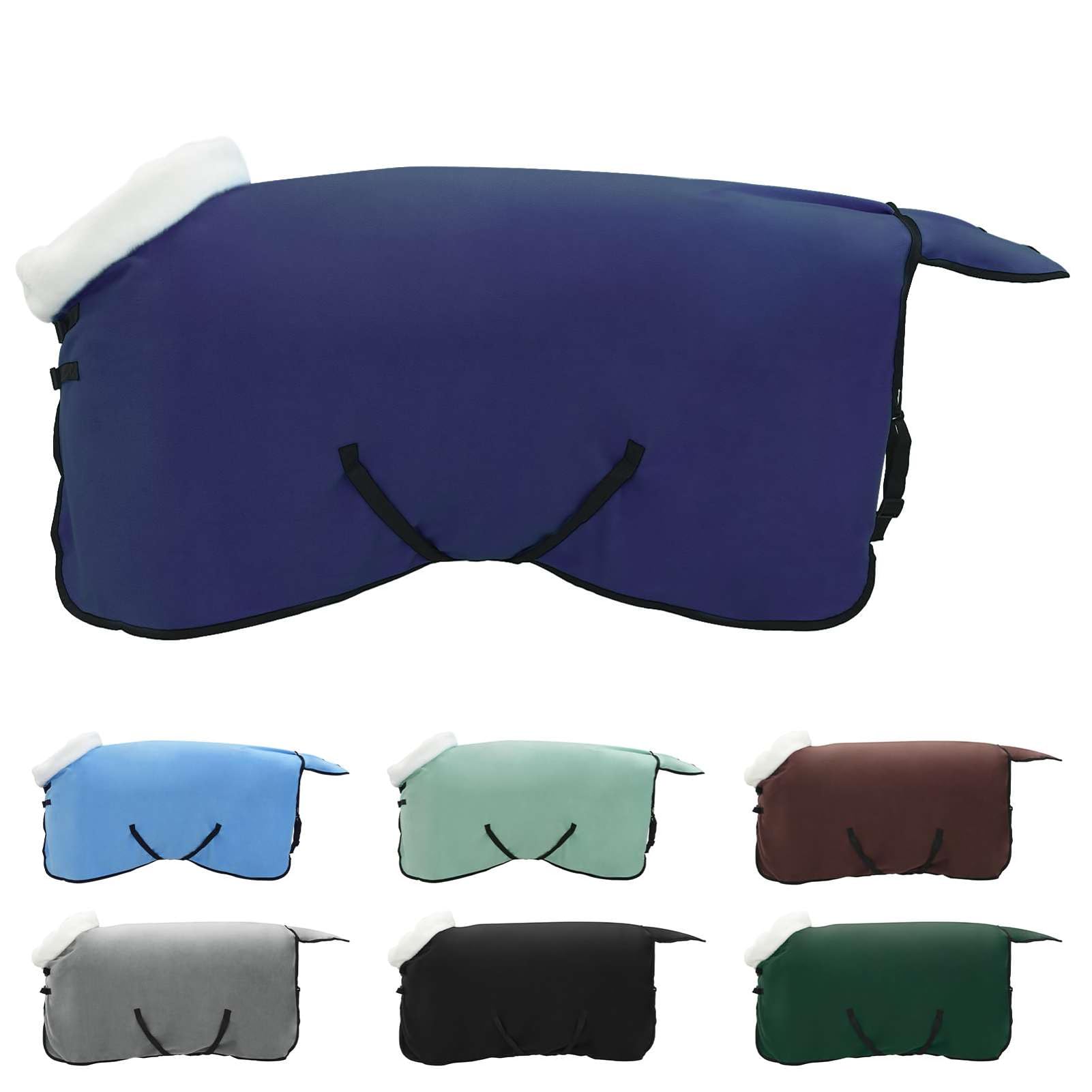 Homgoday Pferdedecke Winter Wärme Schutz Polarfleece Verstellbare Schnallen Easy Reinigung Model42013390
