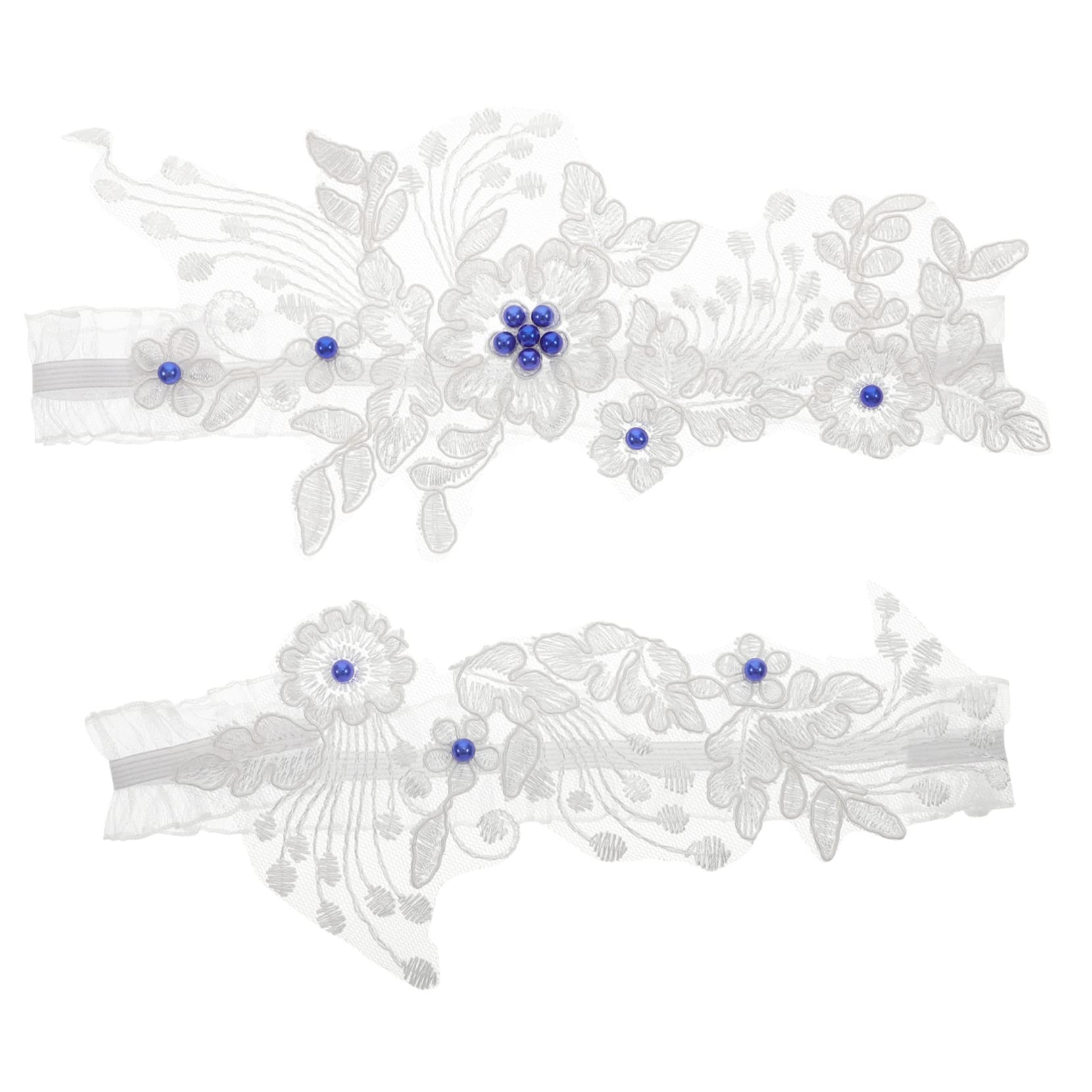 PACKOVE 4sätze Braut-Strumpfband Mit Blumen Und Spitzen-Design Elastisch Und Hautfreundlich Perfektes Hochzeitsaccessoire Regulärer Für Jede Braut