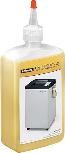 Fellowes Powershred - Aceite de alto rendimiento de seguridad, 12 onzas (3505701), prevención de mermeladas