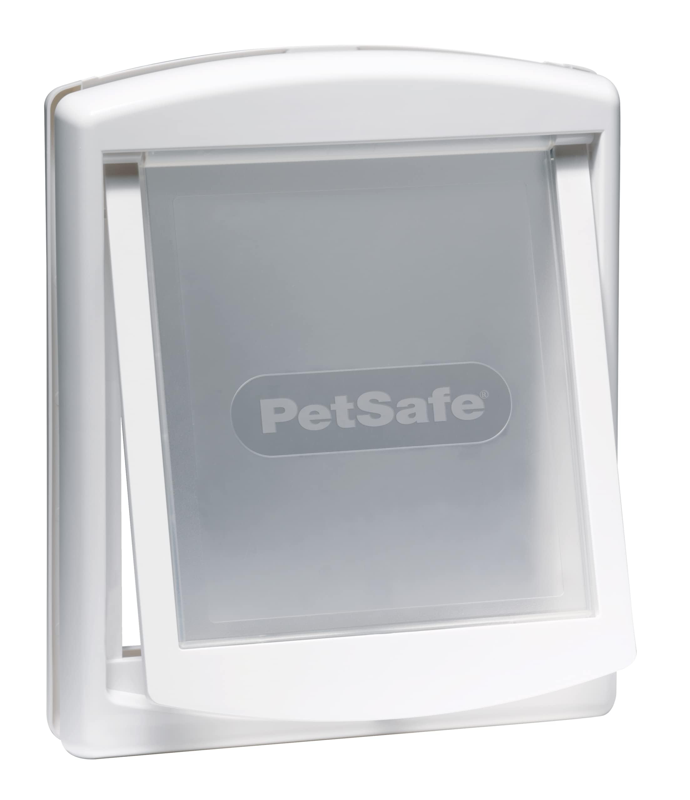 PetSafe — Original Staywell cat and dog flap, 2 way access in or out - Indoor and outdoor pet door, Rigid, Closure Panel included — White, M