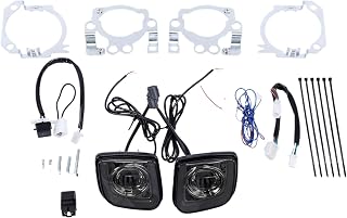 Rectangular LED Fog Light Kit Compatible With GoldWing GL1800(Smoke Lens) | Fits GoldWing GL1800 Models 2012-2017 Including 2013