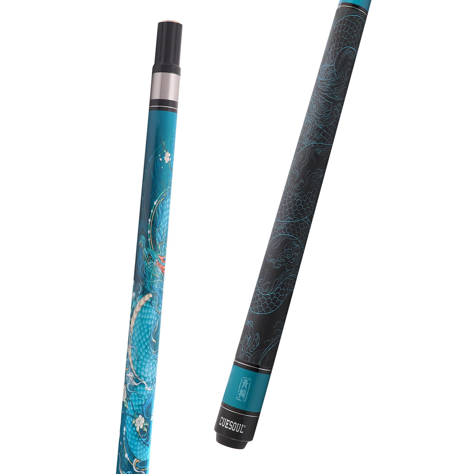 CUESOUL mythologische Symbole 58 Zoll 19oz Pool Cue Stick, 13mm TIPP