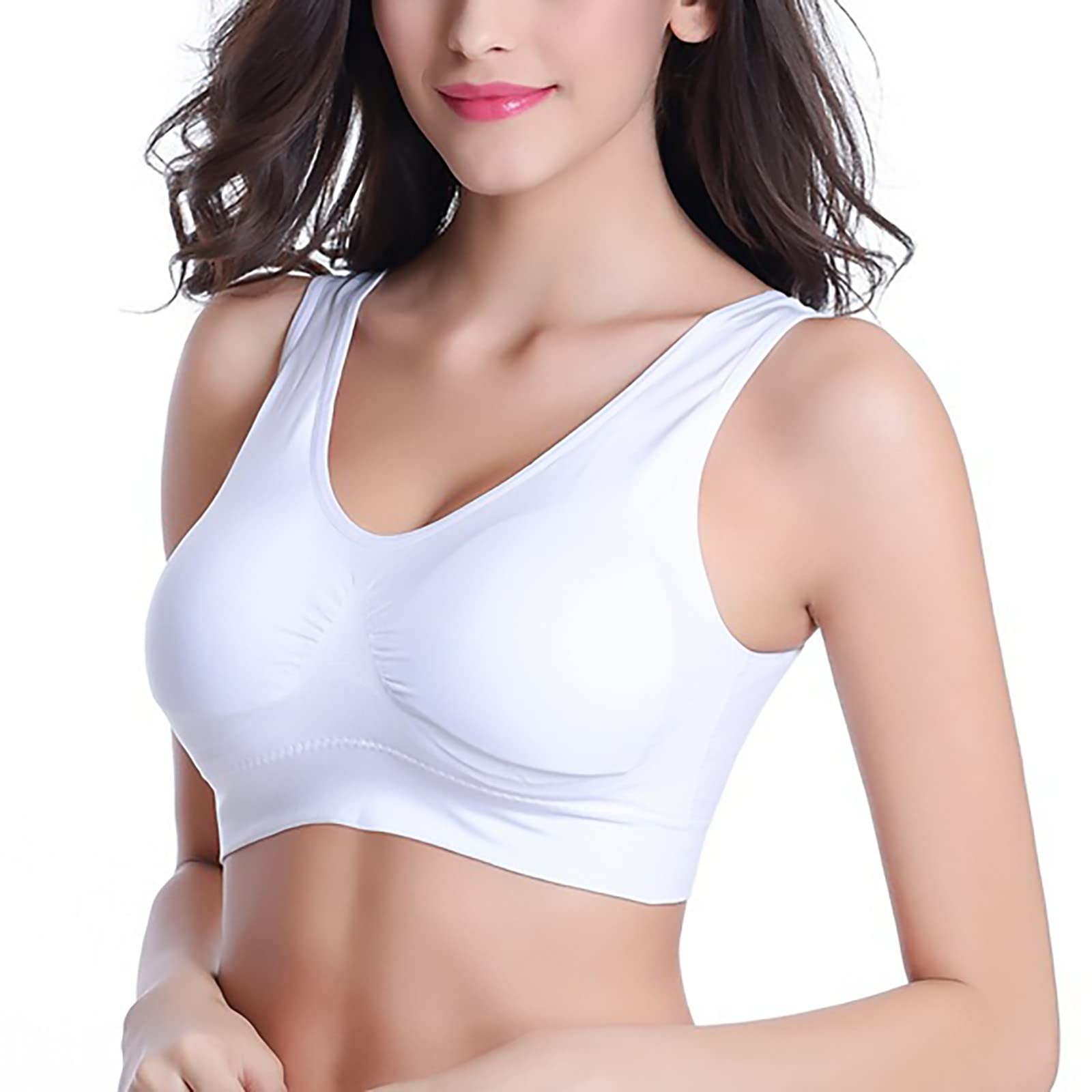 Breathable Cool Liftup Air Bra 2024 Seamless Wireless Plus Women Yoga Tops Padded Sports Bra Workout Fitness Running