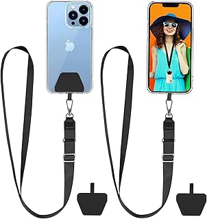 ABLAZE Mobiltelefonkedja universell 2 förpackningar – Crossbody Lanyard mobiltelefon halsrem kompatibel med de flesta smar...