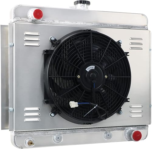 Ventilador de cubierta de radiador de 3 filas para Chevrolet Chevy II Nova SS 4.6L V8 5.3L 1962-1967