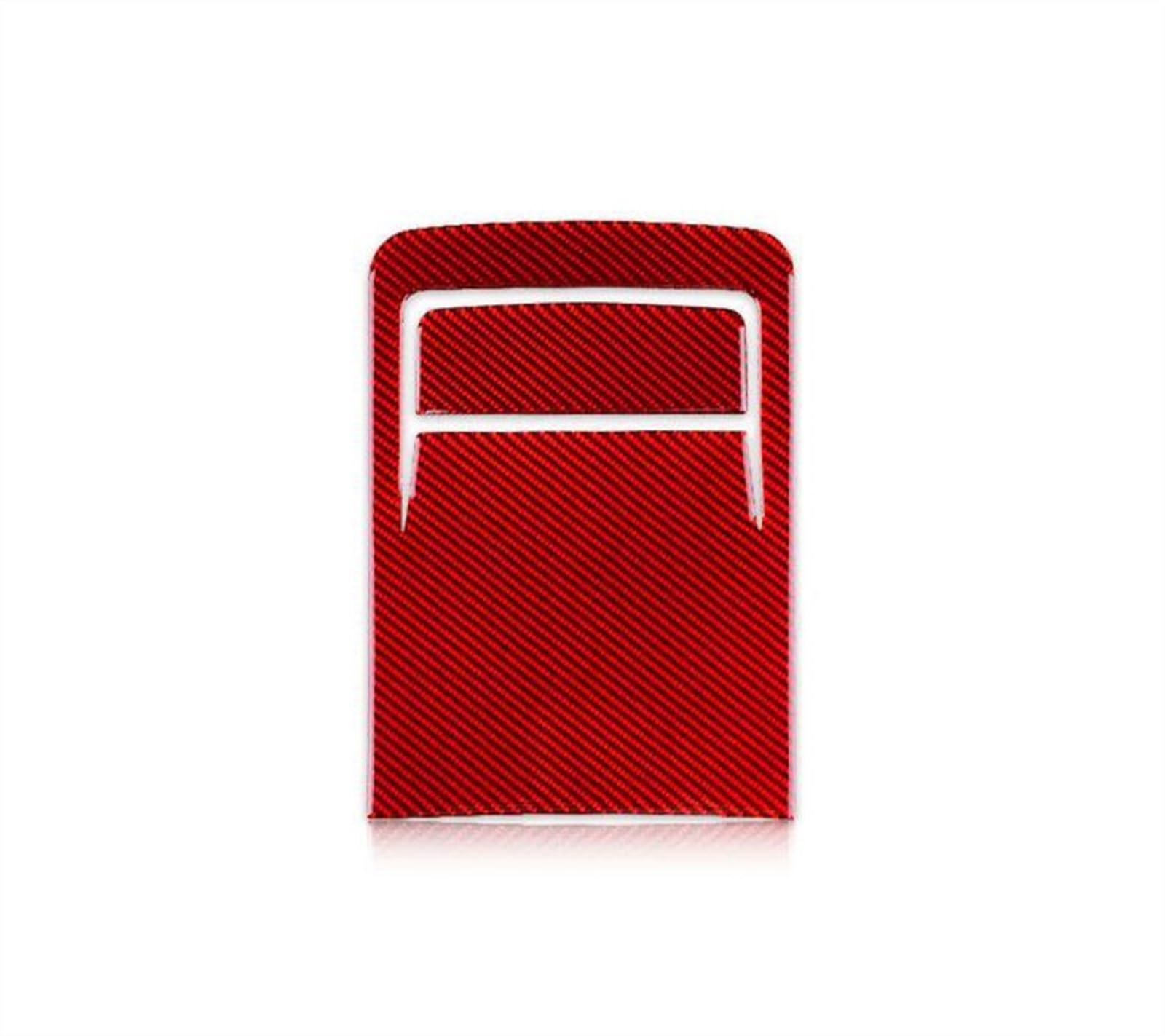Auto Interior Accessories Rear Center Console Decal Cover Sticker for Subaru for Impreza 2009-2011 Anti-dust(Rosso)