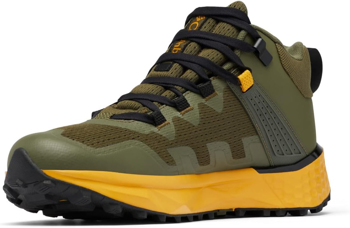 Columbia Men's Facet 75 Mid Outdry, Nori/Golden Yellow, 7.5