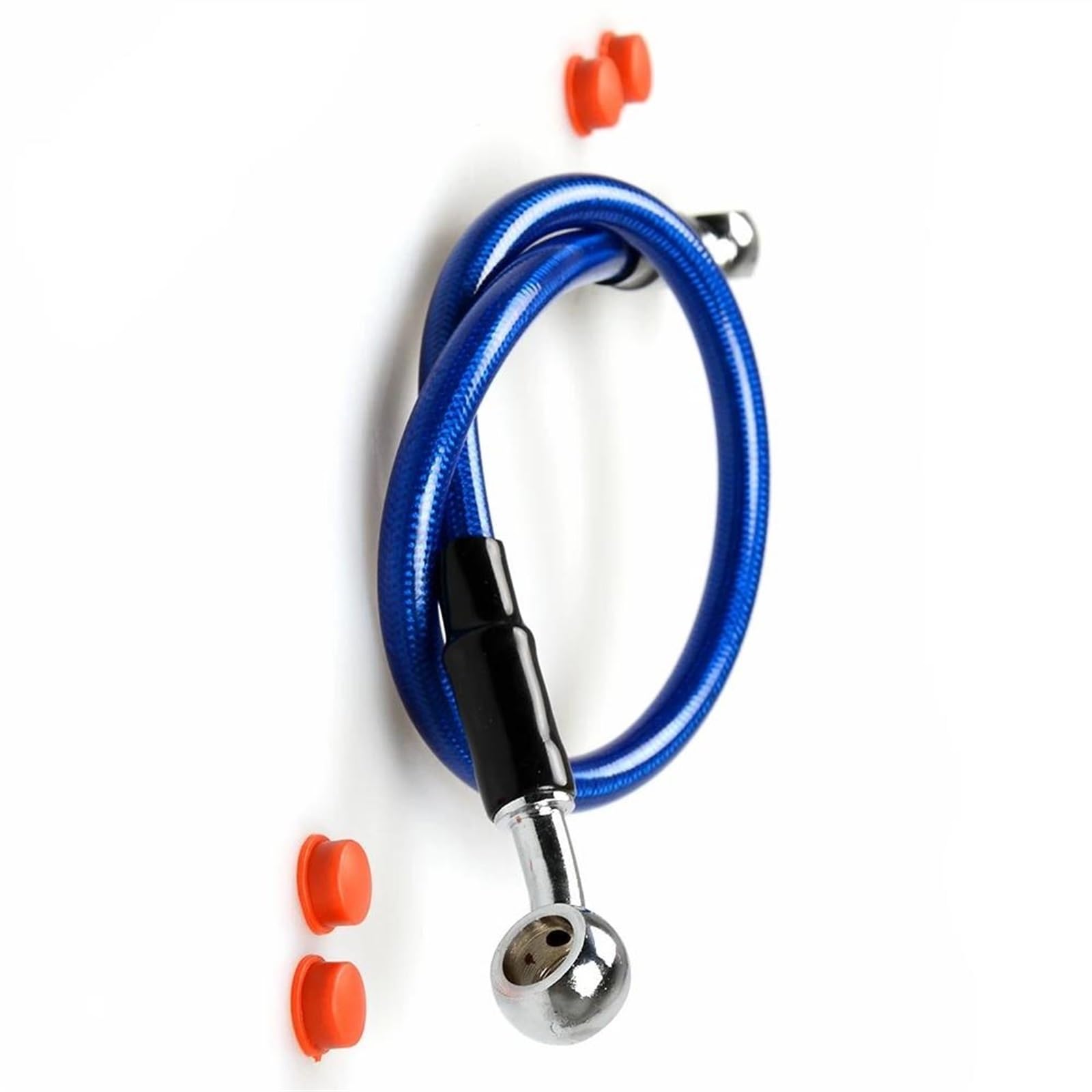 Ksxzw Blue Motorbike Part 900Mm Universal Motorcycles Tubing Hydraulic Brake Oil Hose Fuel Pipe Tube Line(Blue)