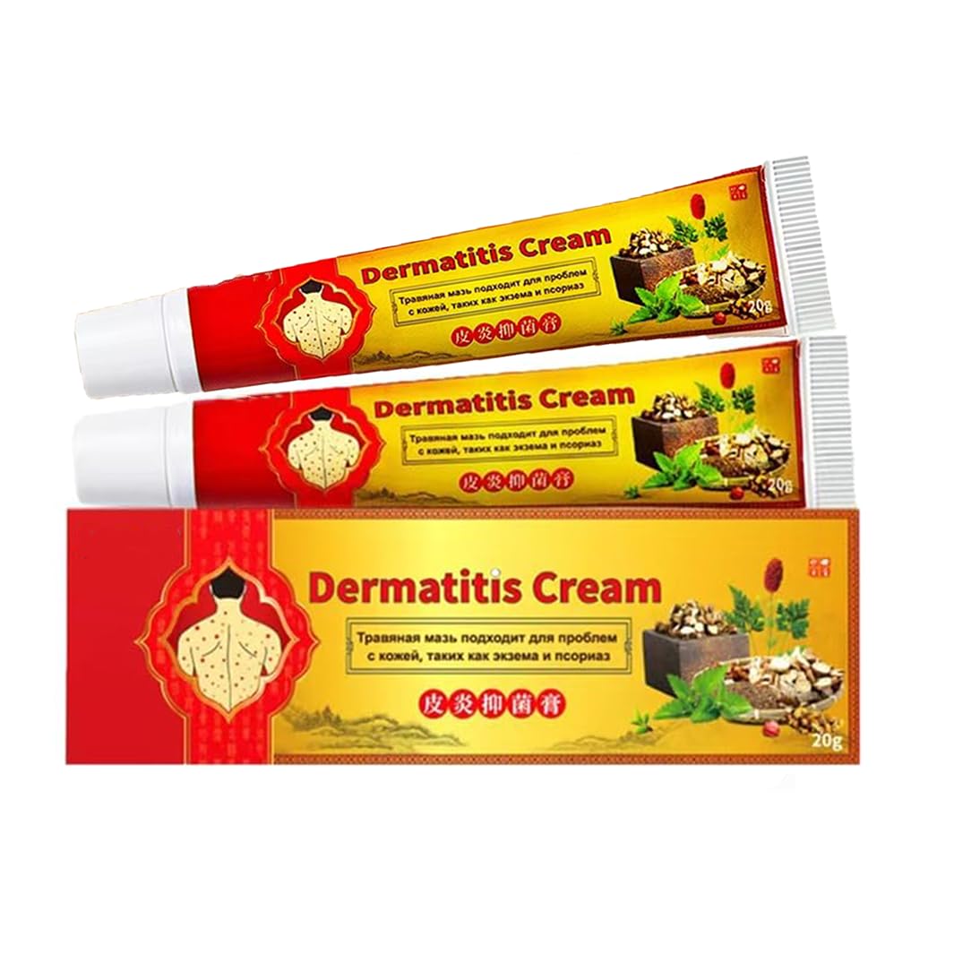 Antifungal Ointment,2PC Antifungal Cream Dermatitis Eczema,Antibacterial Cream, Suitable for Sensitive,Relieve Skin itching, Resist Bacteria and Moisturize Skin (20g)