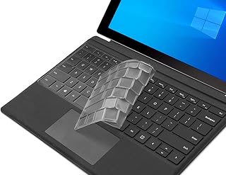 Keyboard Cover for Microsoft Surface Pro 7 2019 / Surface Pro 6 2018 / Surface Pro 5 2017 / Surface Pro 4, Premium Ultra Thin Transparent Surface Pro Keyboard Skin, Surface Pro Accessories, US Layout