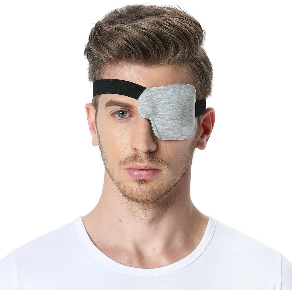- 3D Eye Patch - Gray (Left Eye)
