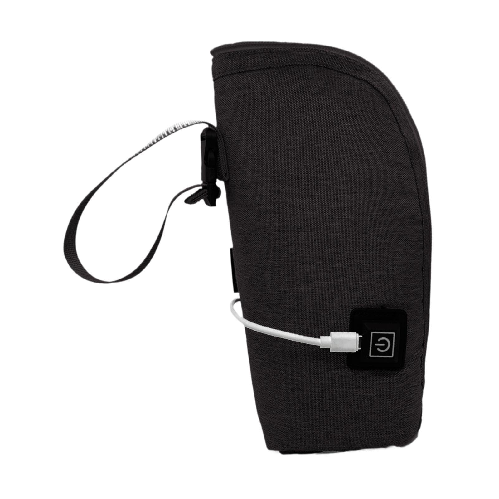 MERISHOPP Breast Milk Bottle Heater Nursing Bottle Warmer Bag for Business Trip Black| Baby Bottle Warmer | Portable Bottle Warmer-image-48