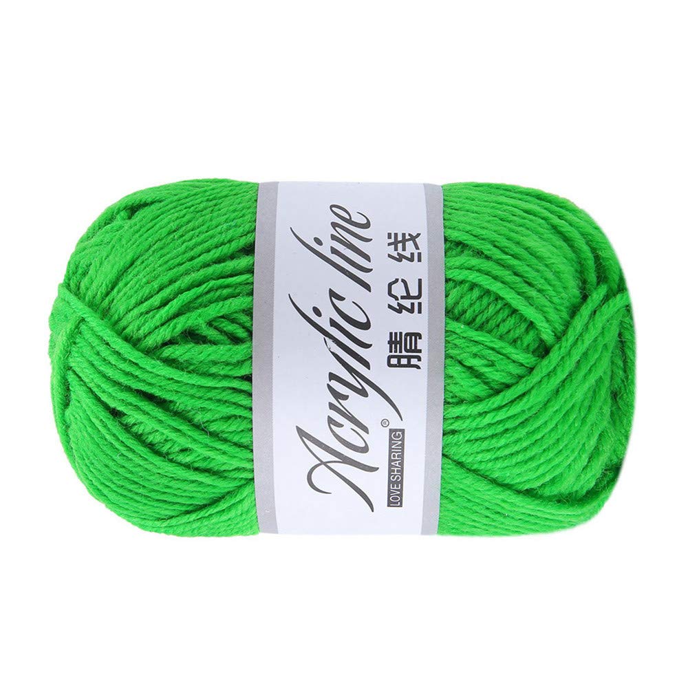 Gotian 50g Chunky Wool Roving Scarf Knit Wool Yarn Thickness Warm Hat Household, DIY Shawl Scarf Crochet Thread Supplies Warm Natural Hat Baby Crochet Knitwear Household (A)