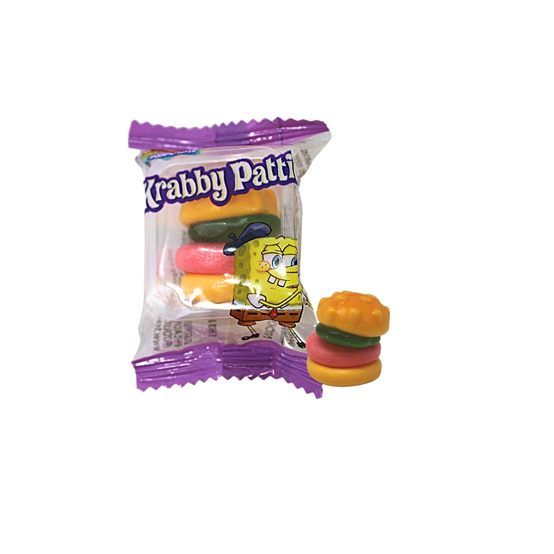 Sponge Bob - Pantalones cuadrados (1 bolsa) de gomitas de Pascua de Krabby, perfectos para caza de huevos y cestas, 144 g