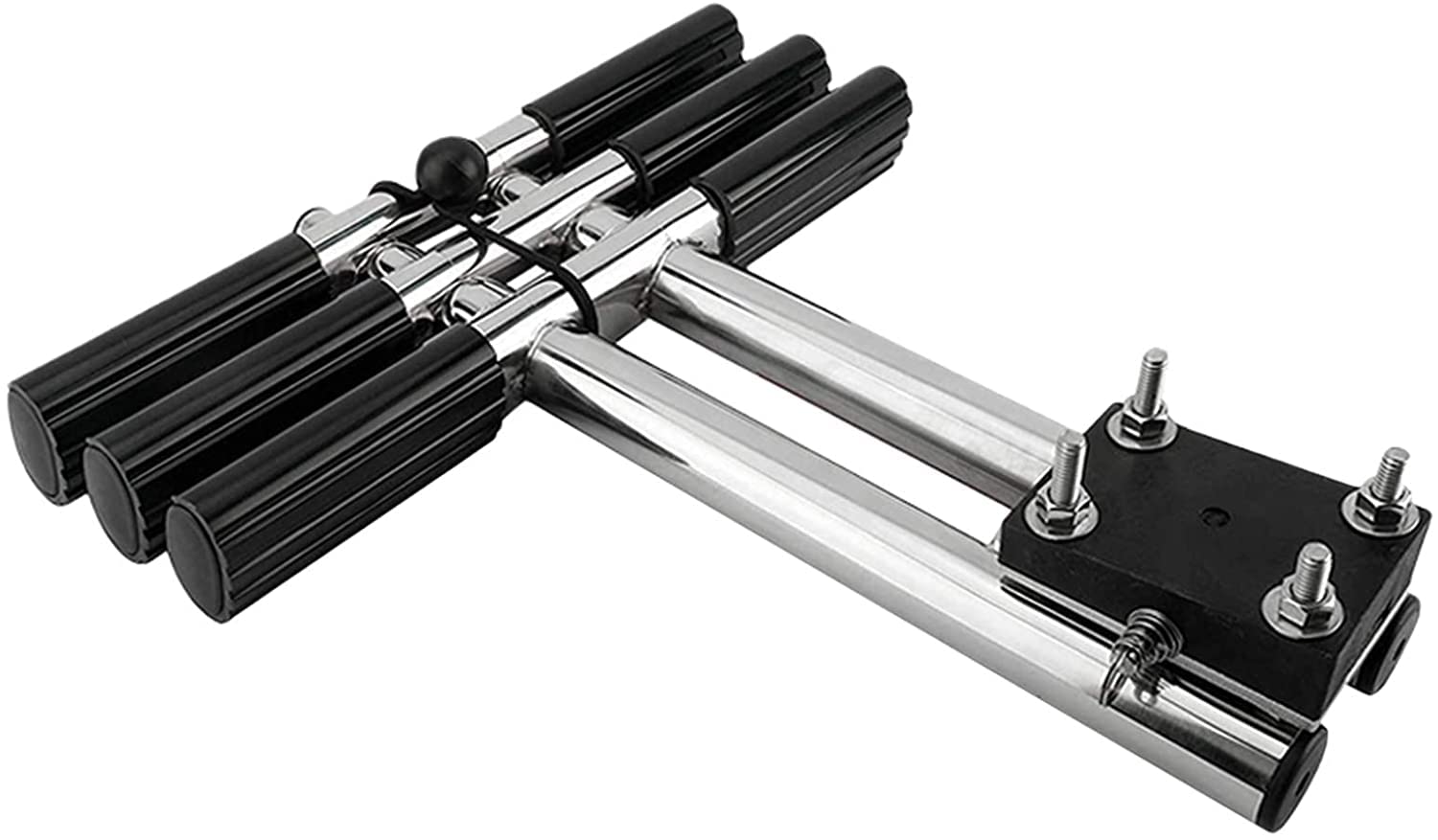 IEOWY Telescoping Steel Dock Ladder - Dual Vertical Boarding Ladder for Boats and Yachts, Supports Up to 150kg, Ideal for Fishing and Recreational Use