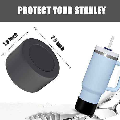 Miniatura 5 de Greant 2 fundas protectoras para botella de agua compatibles con Stanley Quencher Adventure de 30 onzas, funda de silicona antideslizante compatible