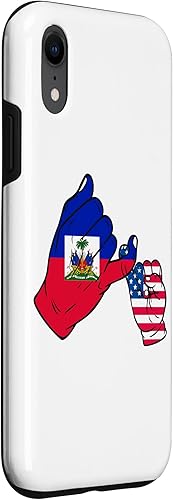 Miniatura 3 de iPhone XR Parent and child Haiti USA family Case
