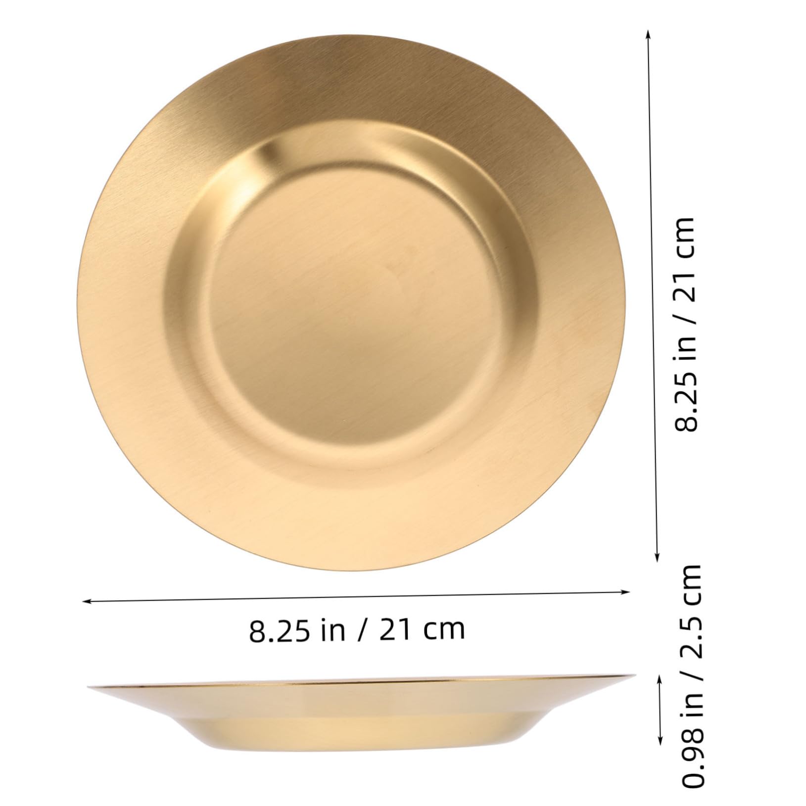 Wakauto Snack Plate Appetizer Dessert Dish Versatile Food Serving Plate for Family Gatherings and Parties Smooth Surface for Easy Cleaning