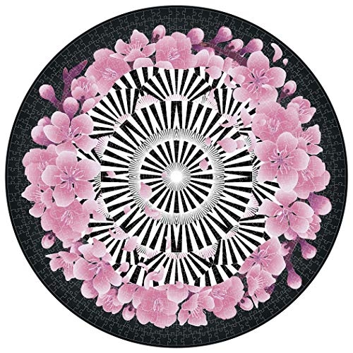 LAVIEVERT Jogo De Quebra-Cabeça Redondo 1000 Peças Para Adultos E Crianças - Flor Cerejeir... LAVIEVERT Jogo De Quebra-Cabeça Redondo 1000 Peças Para Adultos E Crianças - Flor Cerejeir...