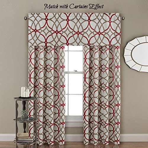 image for H.VERSAILTEX Blackout Curtain Valances for Kitchen/Bathroom - Thermal 