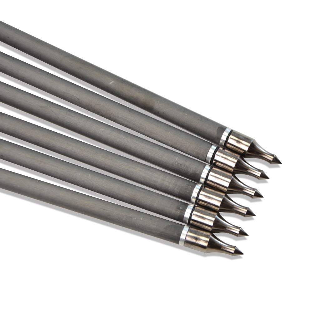 SHARROW 6/12 PCS 35 inch Freccia di Carbonio Spine 500 Tiro con L'Arco Frecce da in Carbonio Frecce con Piuma di Tacchino, per Ricurvo Arco Compound per Target Practice