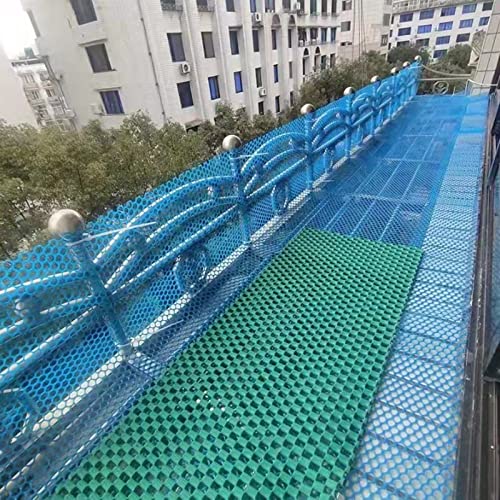 Grillage hexagonal réutilisable bleu 1,2x15m plastique résistant et modulable - 4