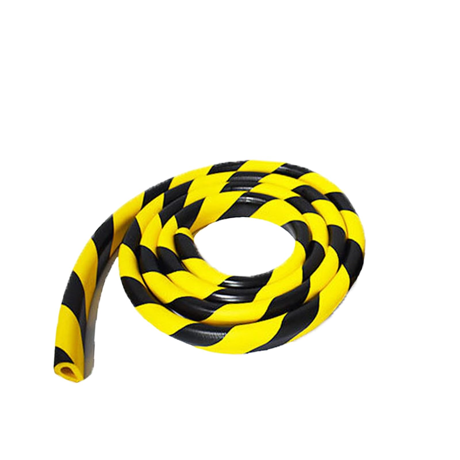 U-shape Wall Corner Protector Yellow Black Rubber Corner Guards Multiple Specifications Foam Edge Protector, for Factory, Garage, Loading Bay(2.5m/8.2ft)