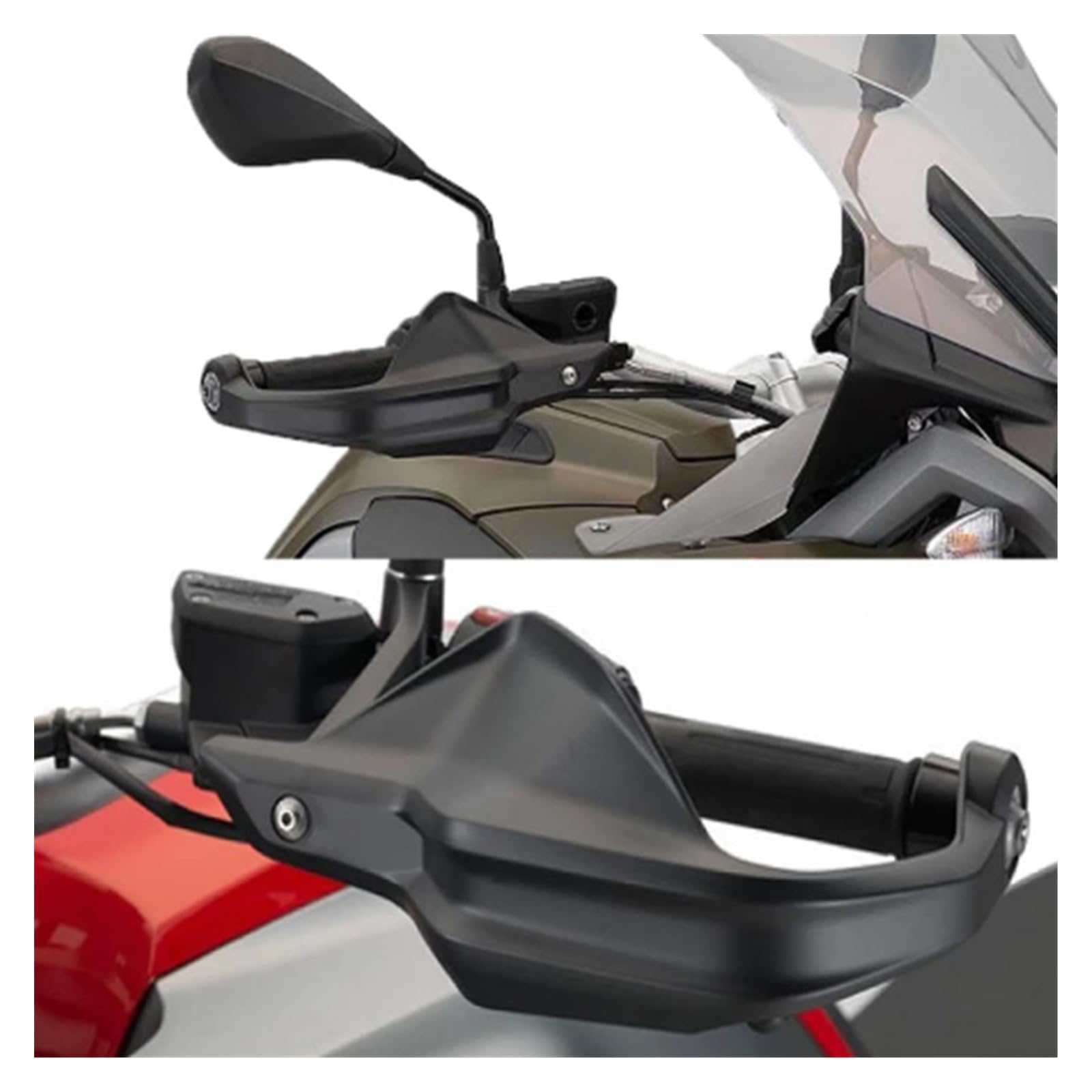 Paramani Moto Per BMW R 1200 Per GS Per ADV R1200GS Per LC F800GS Per Adventure S1000XR R1250GS F750GS F850GS F 850 ​​Per GS 2023 Paramani Protezione Scudo Mano Manubrio Paramani ( Colore : Bianco )