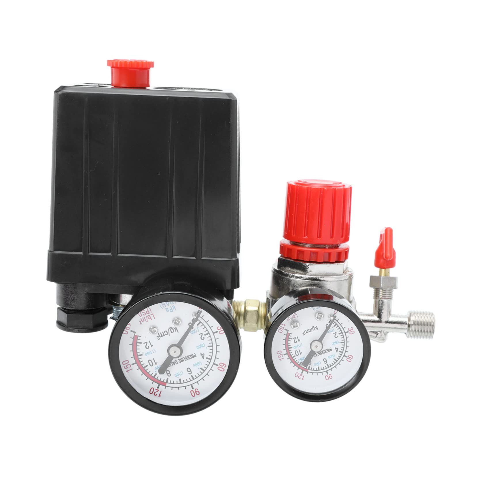 Régulateur de Pression 20a, Commande Précise, Anti-surpression, 220/380v, pour Compresseur D’air à 4 Trous, pour Atelier