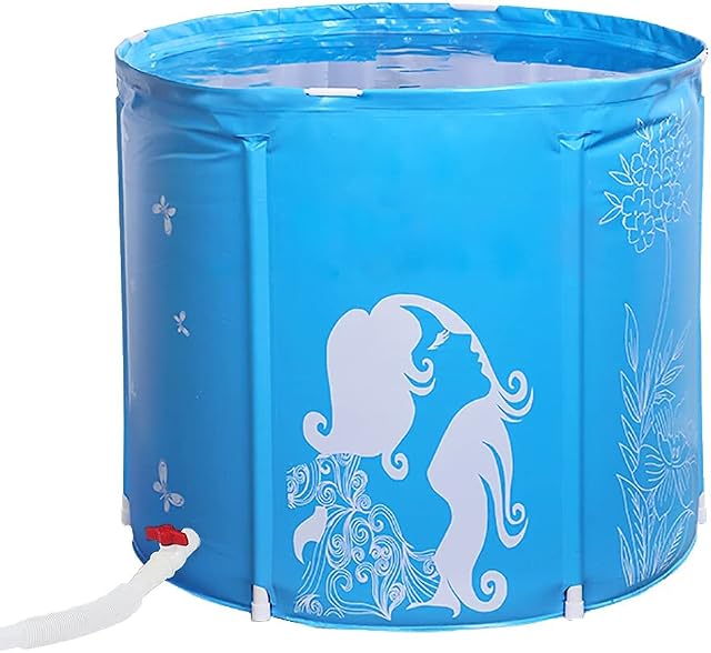 Portable Bathtub, Folding Spa Bathtub for Adults, 31 inches Freestanding Soaking Tub Non-Inflatable Ice Bathtub (Soaking Bathtub)
