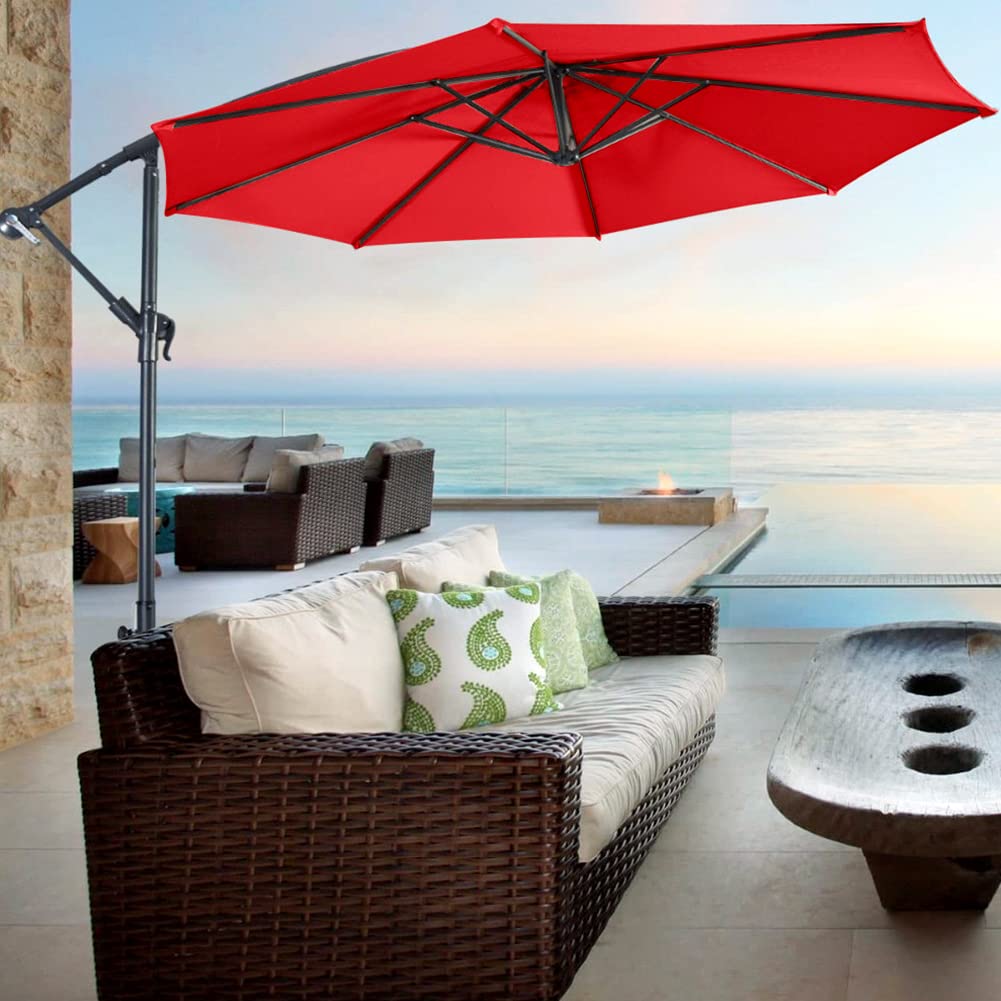 Telo Ricambio Ombrellone 4 Stecche - Impermeabile, Anti-UV, 6 Misure, Tessuto Oxford - Foto 5