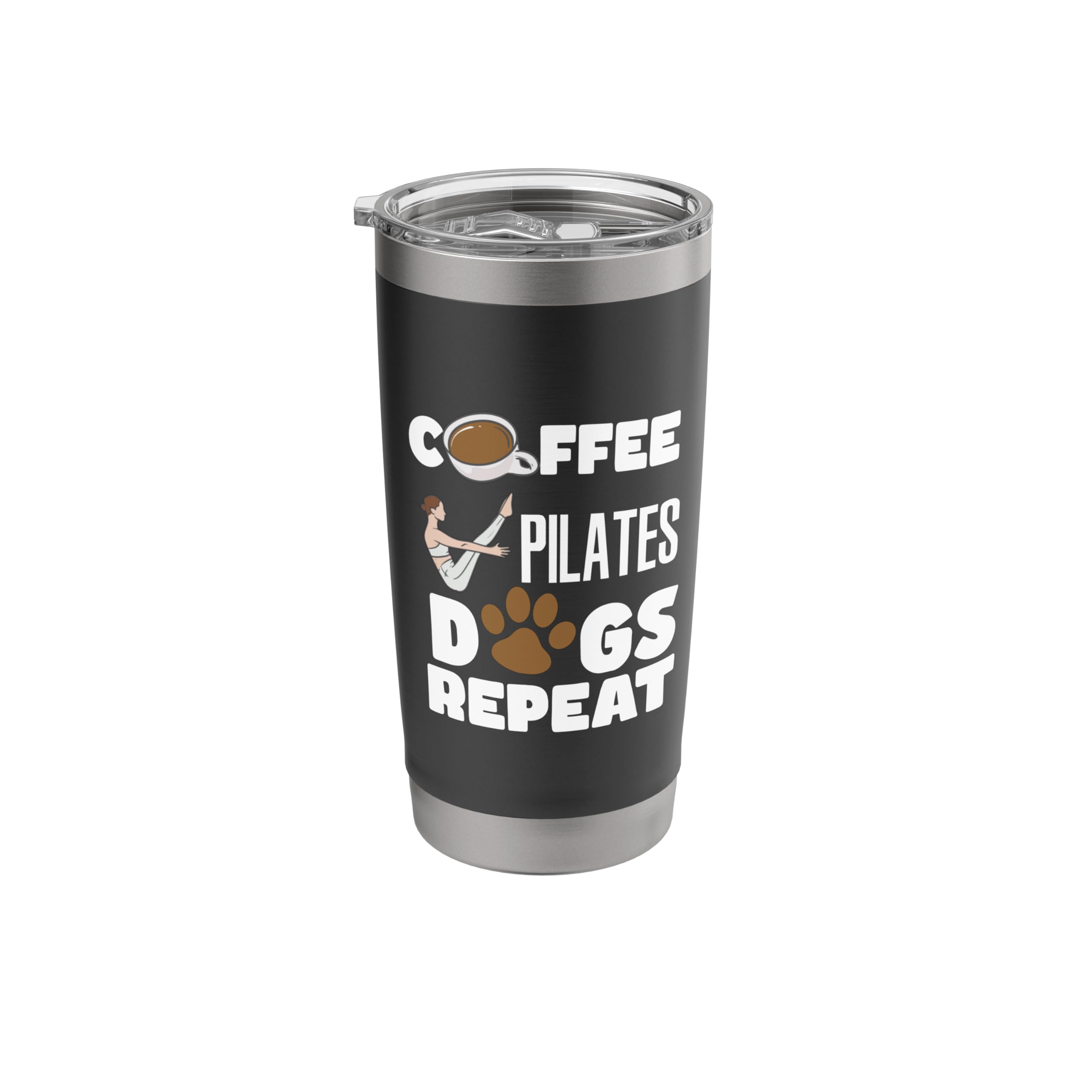 Pilates Teacher Design For Gym Lover - Coffee Pilates Dogs Stainless Steel Insulated Tumbler