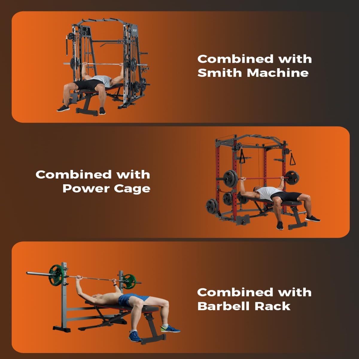 Banco de musculación plegable y ajustable para gimnasio en casa – Capacidad 300 kg – 5 posiciones del respaldo (inclinado, declinado, plano) – Plegado rápido en 2-3 segundos – Ahorro de espacio