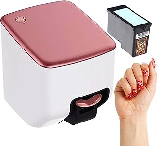 3D Smart Nail Printer Pro - 4800dpi Electric Mini Nail Art Printer | 10s at-Home Gel Art Studio-WiFi Connection Control | ...