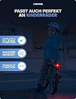 Vista 6 de Büchel Piccadilly 50122022 - Luz trasera para bicicleta, LED, color negro