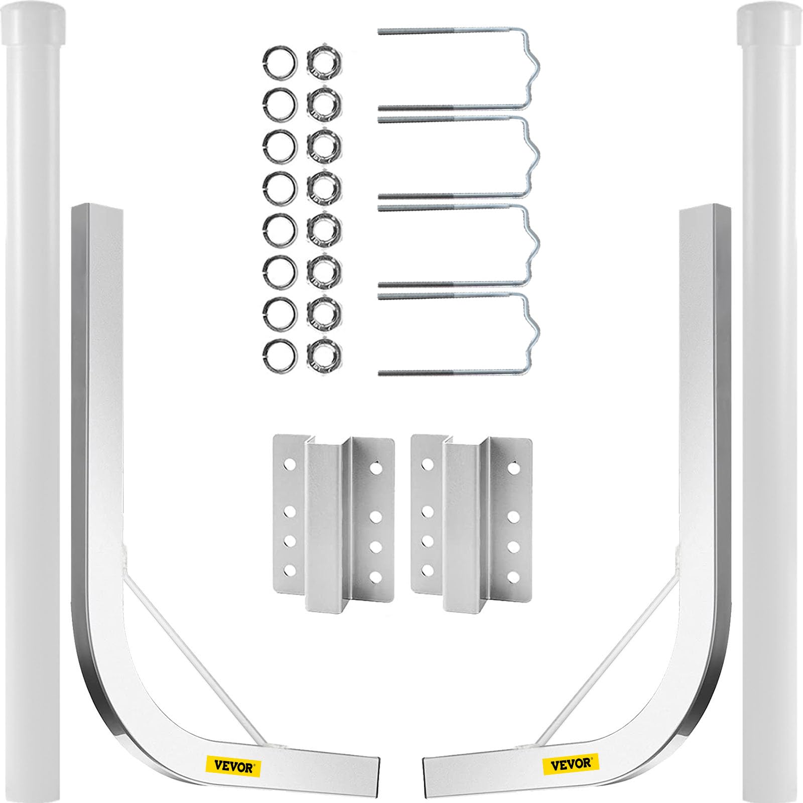 Photo 1 of **NON-FUNCTIONAL**
VEVOR Boat Trailer Guide-on, 60", 2PCS Steel Trailer Post Guide ons, w/White PVC Tube Covers, Complete Mounting Accessories Included, for Ski Boat, Fishing Boat or Sailboat Trailer