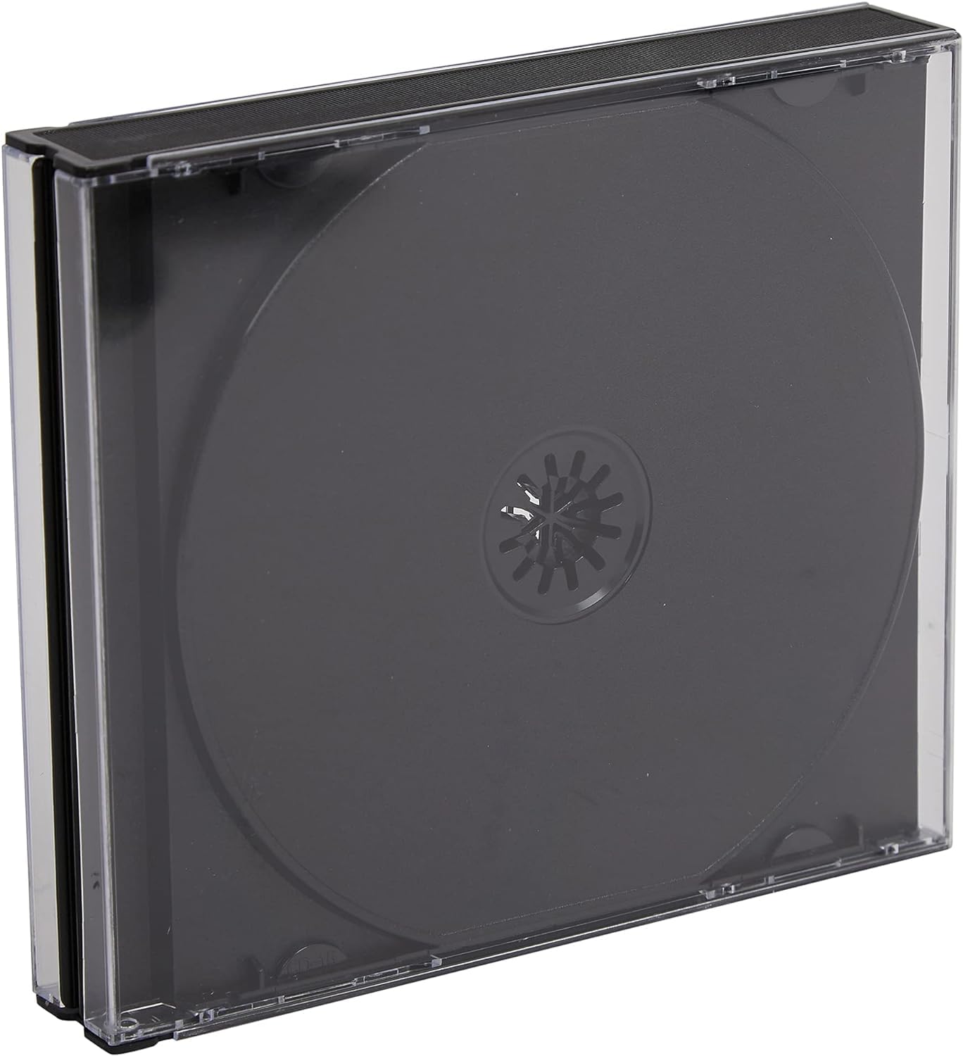 Boîtier CD Vision Media 3 Voies - Noir - Plateau Amovible - Capacité 1 Disque - 142x125x23mm
