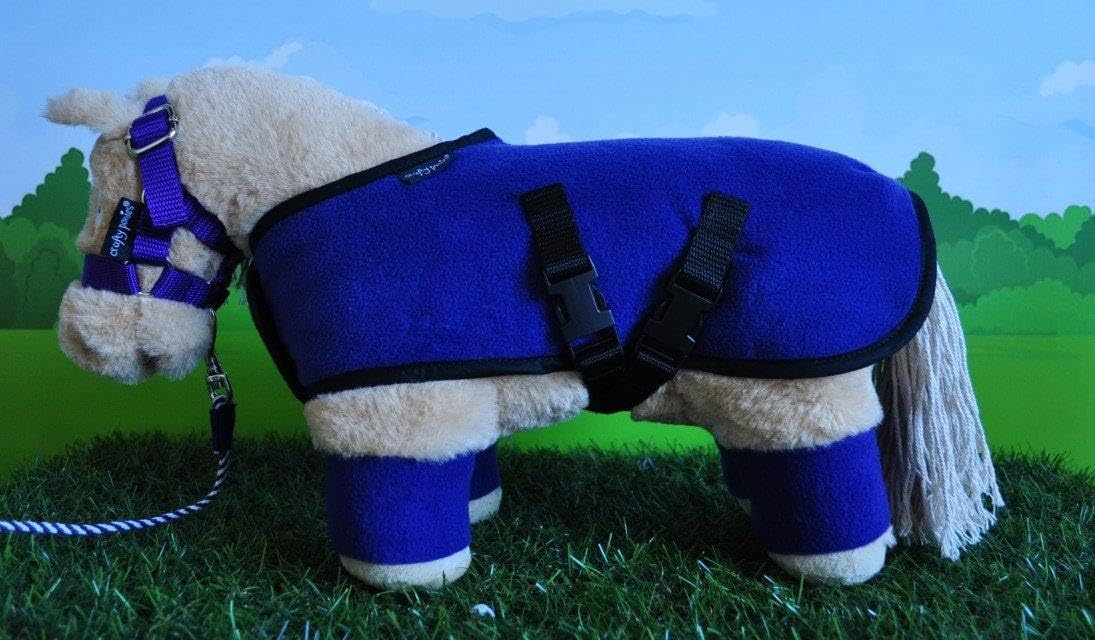 Crafty Ponies Fleece Set Blau