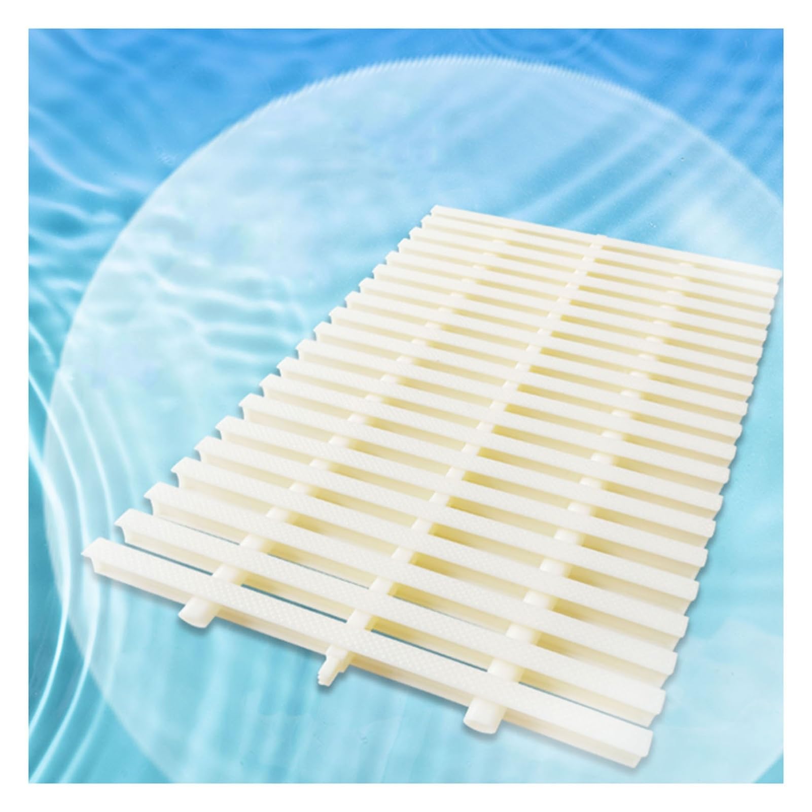 GJMSSMY 360° Rotatable Drainage Overflow Grate - 12-Piece Set for Walkways & Yard Fences, Three Interface Drainage Solution, Durable Gutter Grille (15x100CM)