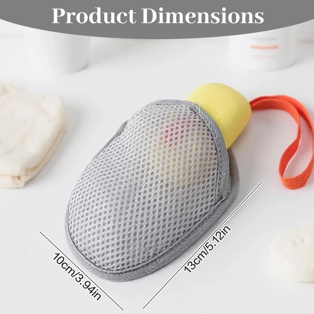 4 sacchetti rete per sapone schiumogeni, morbidi e spessi, schiuma ricca, coloranti per sapone, salva sapone