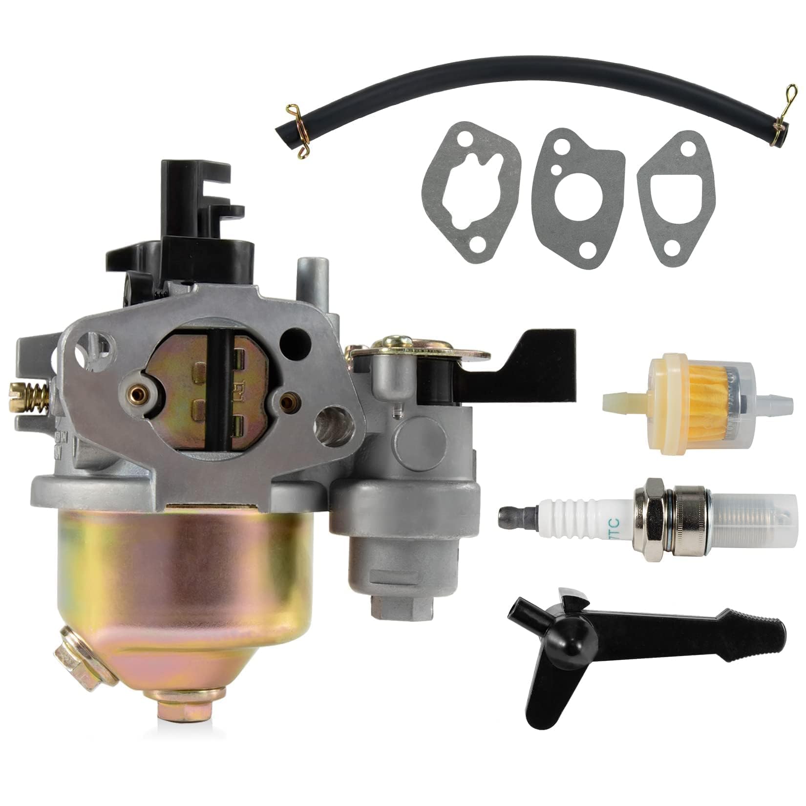 PSLER GX160 Carburetor Kit for GX120 GX140 GX160 GX168 GX200 5HP 5.5HP 6.5HP Engine Replaces for 17210-ZE1-517 16100-ZH8-W61 16100-ZH7-W51 gx160 Kit