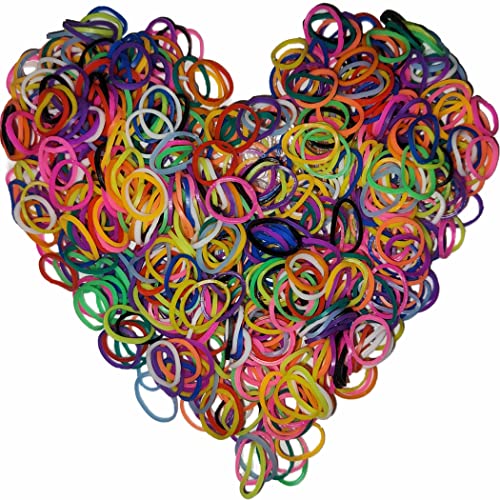 Yowamho Loom Rubber Band Refill, Mixed Color 900 Pcs.