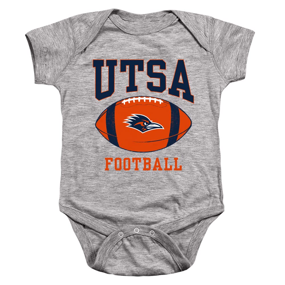 The University of Texas at San Antonio Official Football Ball Unisex Infant Snap Suit for Baby,Athletic Heather, 12 Months